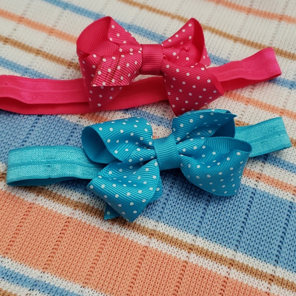 2 piece hair bows
